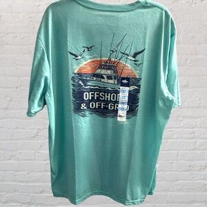 Fish N Vibe XL Performance‎ Fishing Tee NWT “Offshore & Off-Grid”